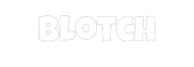 The Blotch wordmark in flat white.