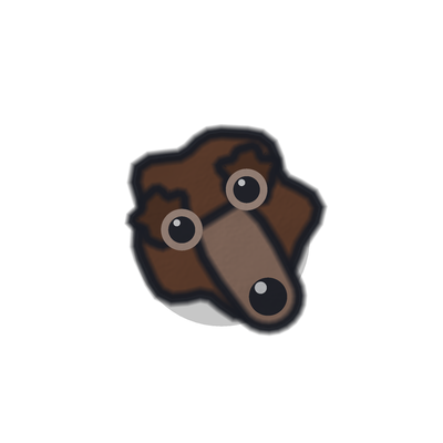 The tracker, a brown hound.